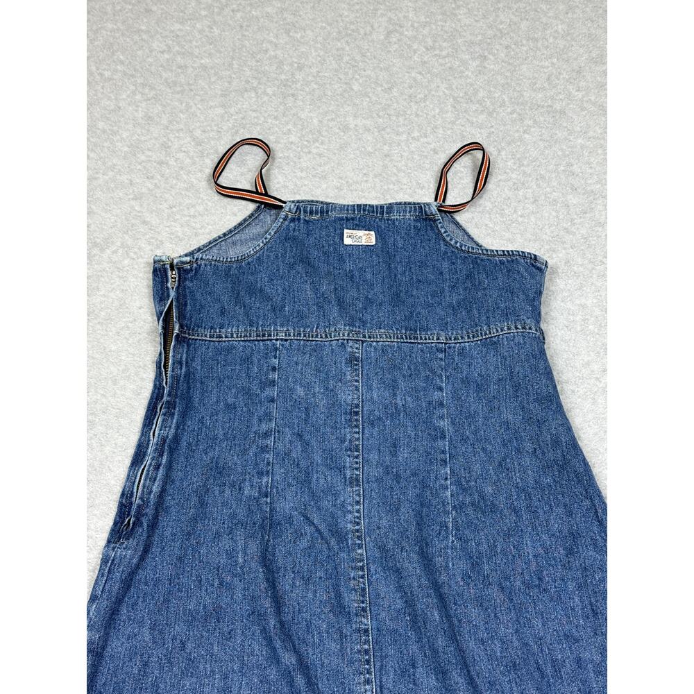 y2k American Eagle Womens Size 4 Denim Sleeveless Mini Dress - Picture 8 of 9